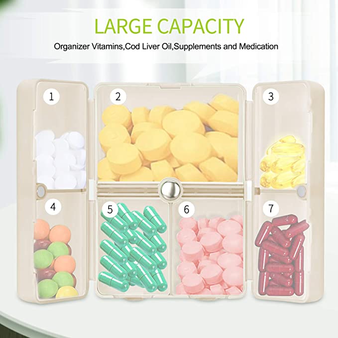 💥LAST DAY SALE 50% OFF💥Daily Pill Organizer⚡BUY 2 GET 1 FREE