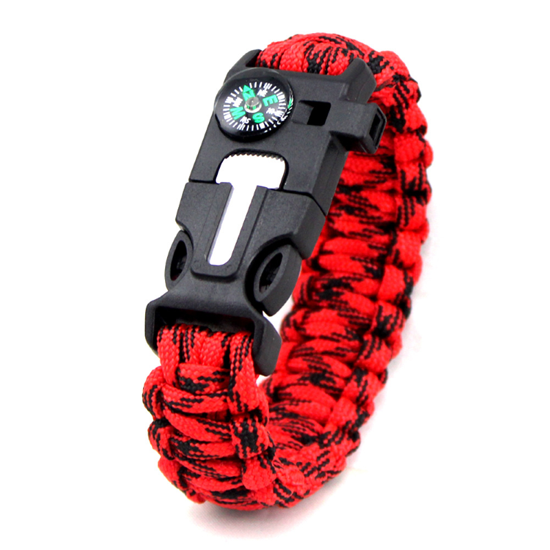 (Big Sale- 50% OFF) Outdoor Paracord Survival Bracelet- Buy 4 Free Shipping