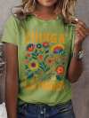 Women's casual Chinga La Migra T-shirt