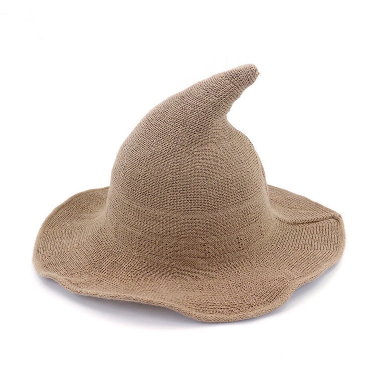 🎁Last Day Sale - 70% OFF👻Women Gothic Knitting Black Wizard Hat