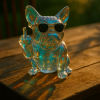 🐶💛 French Bulldog Middle Finger Statue