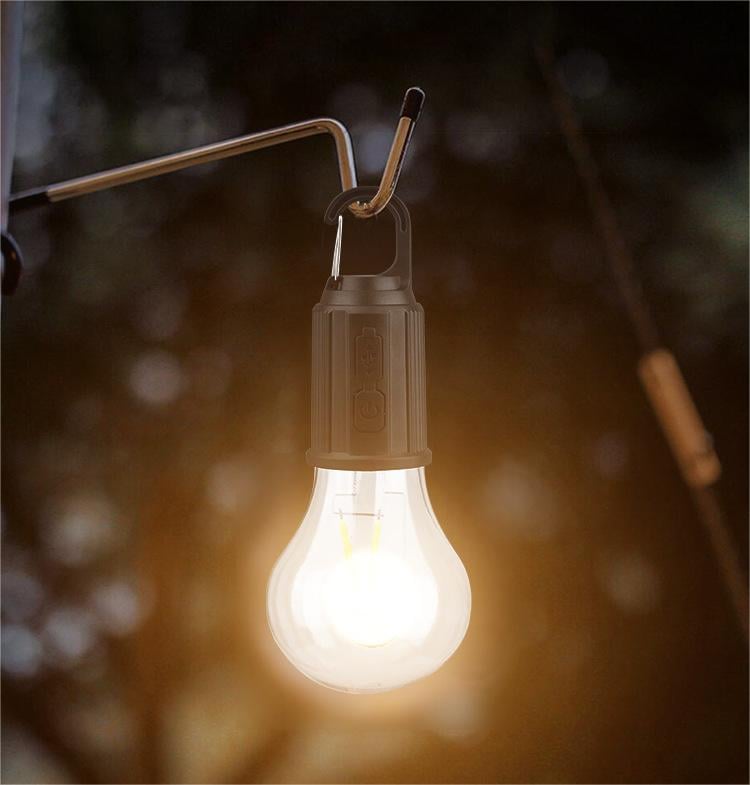 🔥Last Day Promotion 50% OFF🔥 New Outdoor Camping Hanging Type-C Charging Retro Light Bulb Lighting Decoration