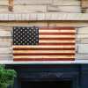 Handcrafted Wooden American Flag