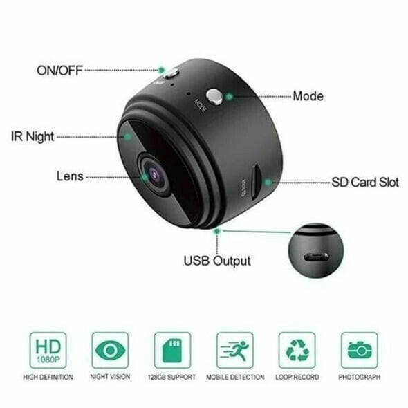 🔥LAST DAY 48% OFF🔥Mini 1080p HD Wireless Magnetic Security Camera