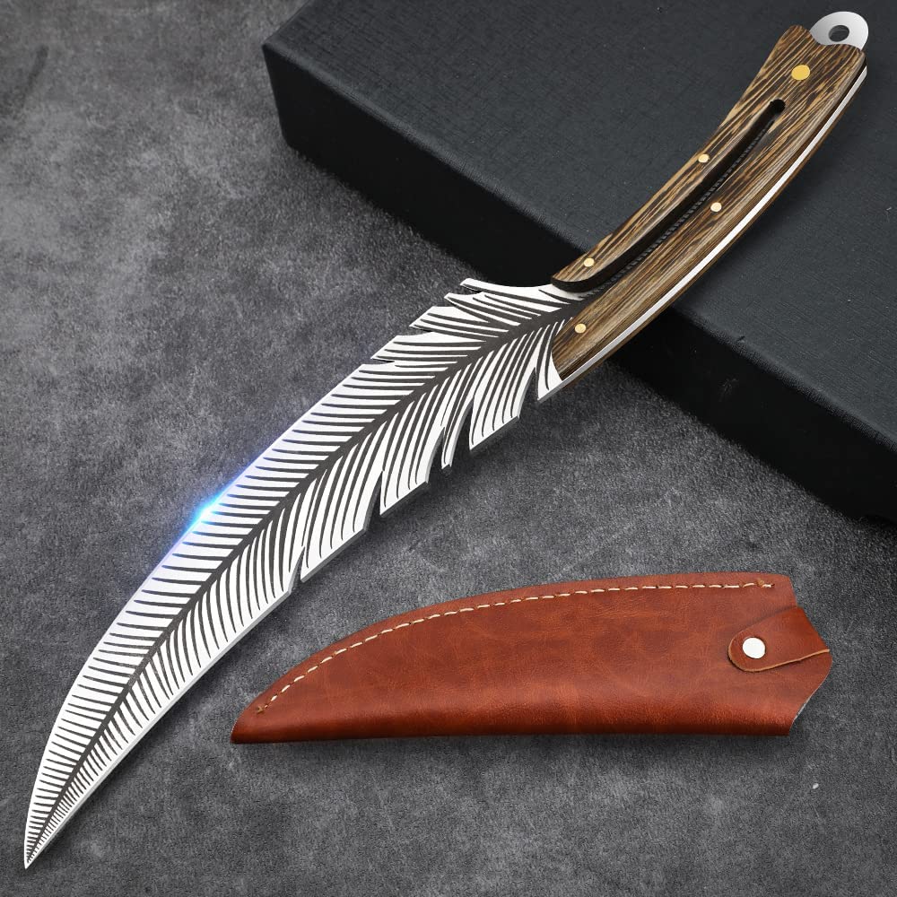 👨Early Father's Day Sale - Save 70% 🔪Hand Forged Feather Knife, Buy 2 Free Shipping