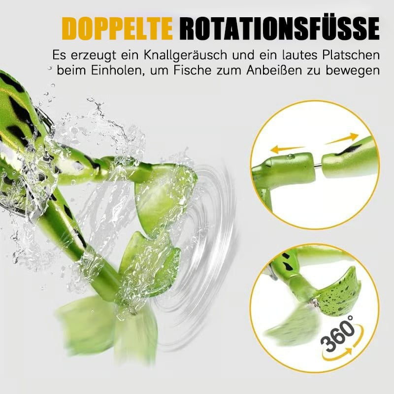🔥Heißer Verkauf - 50% Rabatt🔥Imitation Frosch Angeln Werkzeug Doppelpropeller Beine
