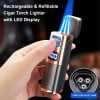 Windproof Jet Flame Portable Lighter