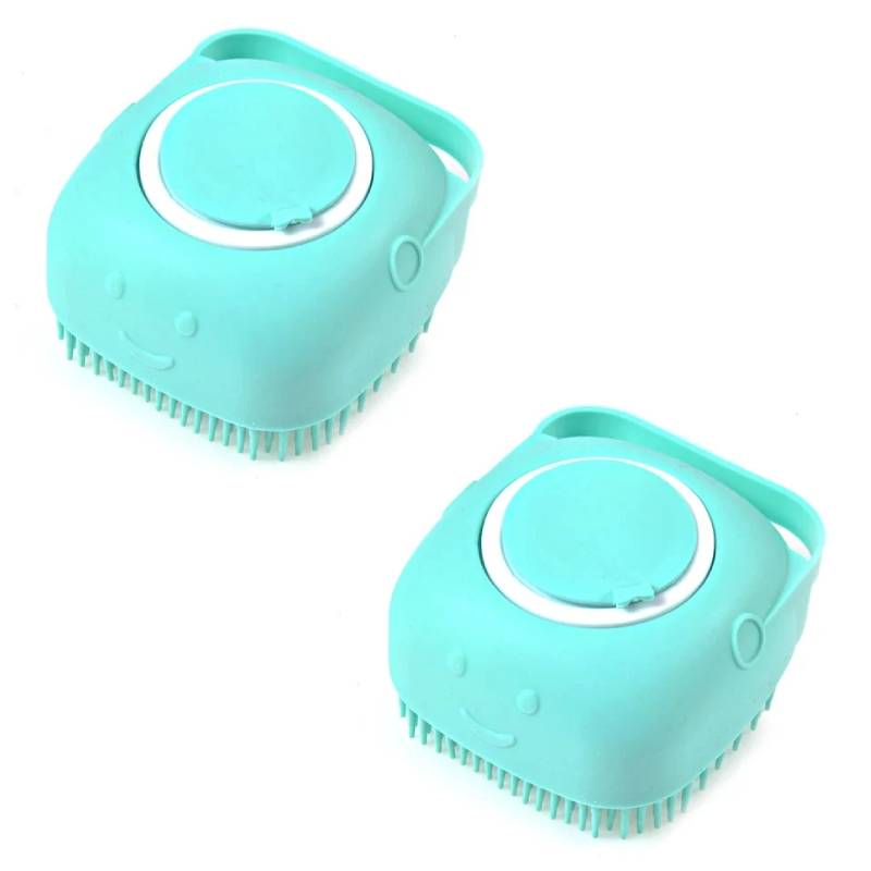 🧼🧼Bathroom 🐶Dog Cat🐱 Bath Brush Massage Gloves Soft Safety Silicone Comb Pet Accessories❤️