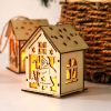 Christmas Decoration Hanging Glowing Mini Cabin Night Light