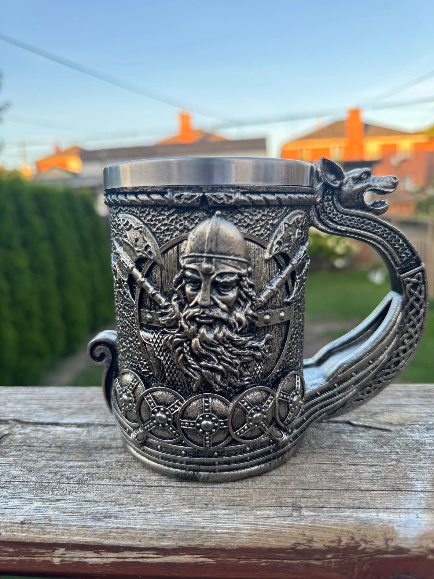 🎁TikTok Last Day Sale - 70% OFF🔥🍺Wield Your Mead with Might - Handcrafted Odin Goblets