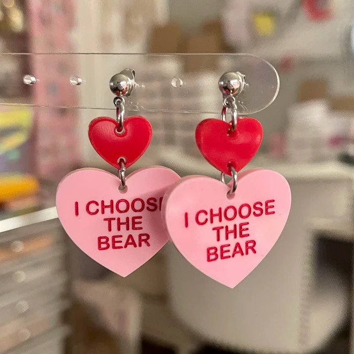 Rebellious Valentine's Day Heart Earrings Collection