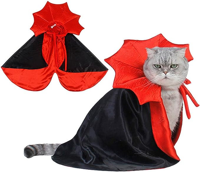 🔥【Halloween hot sale 55% OFF】Cat and Dog Halloween King Cape