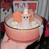 🔥Limited time discounts-🔥🔥Pink ghost candles, Halloween themed candles