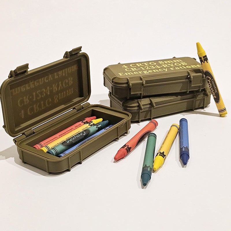 Crayon Eater Usmc Tactical Ammo Case