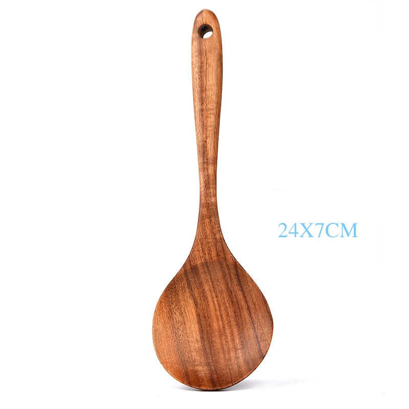 🔥LAST DAY 50% OFF🔥Eco-Friendly Teak Wood Kitchen Spoon Set