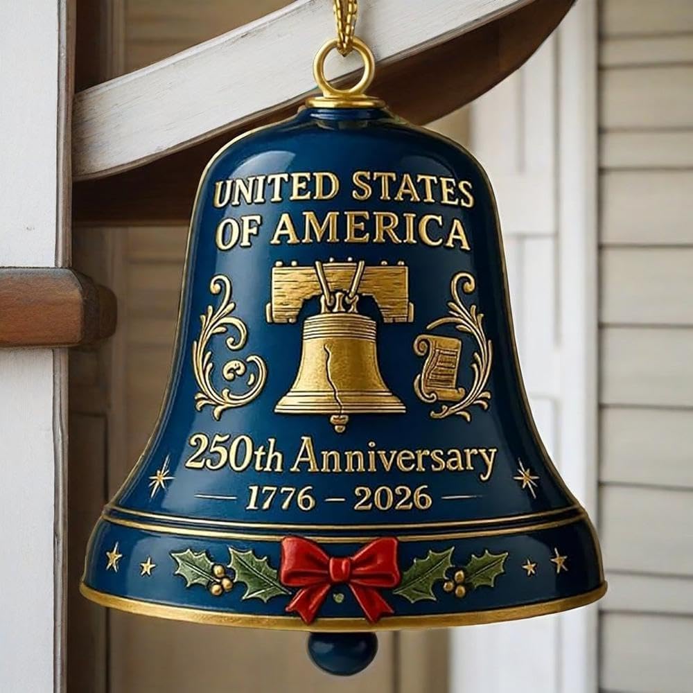 🎁TikTok Last Day Sale - 70% OFF🔥United States 250th Anniversary Bell Ornament