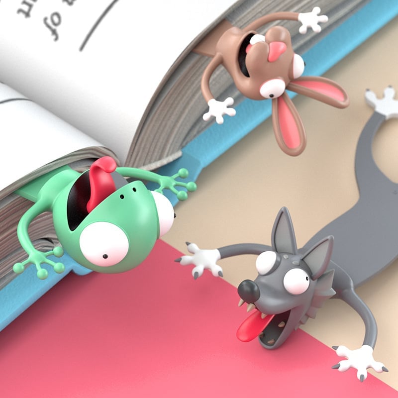 🔥3D WACKY BOOKMARK - MORE FUN READING