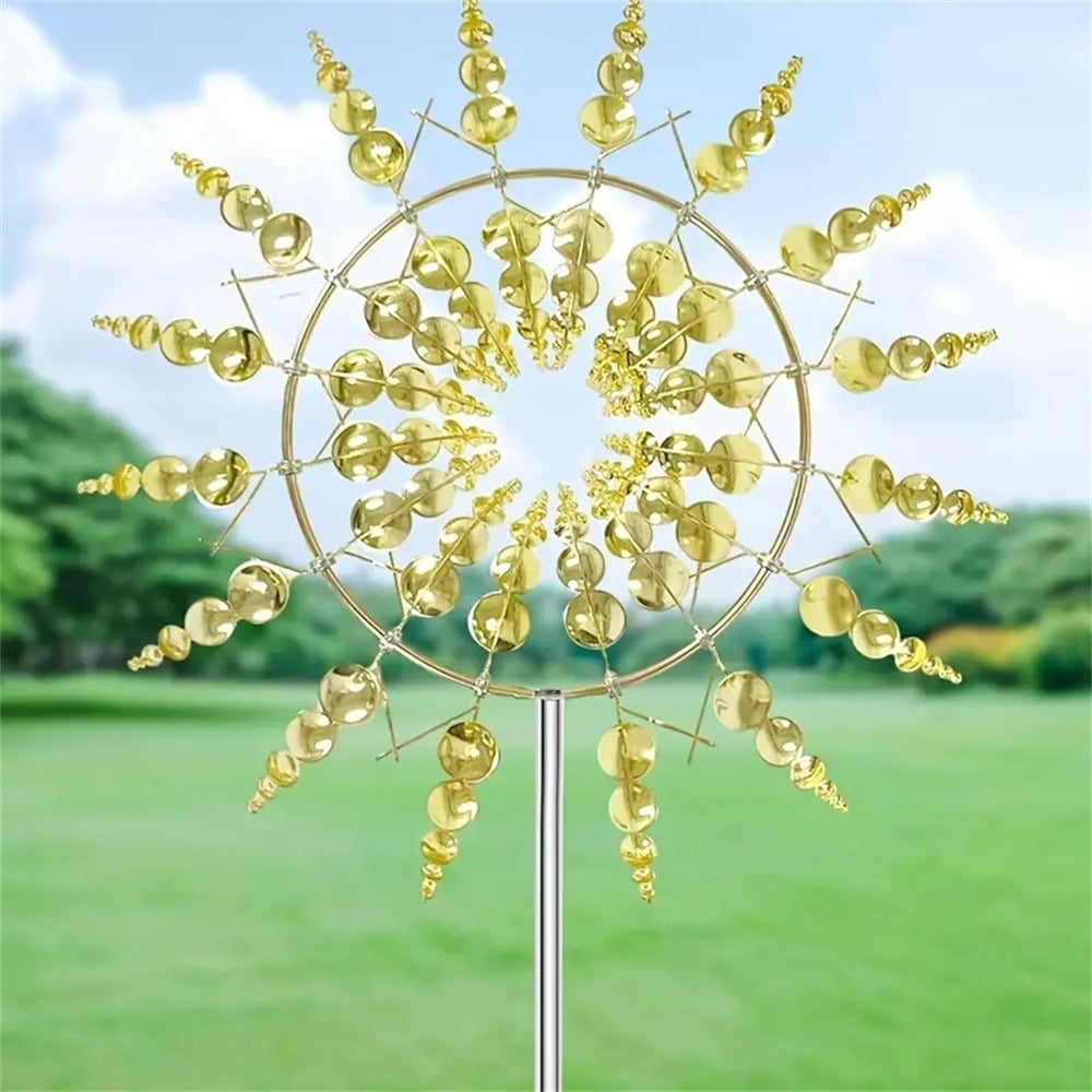 🔥 Celebrate July 4th with 50% OFF! Nordic Metal Wind Spinner Garden Yard Decor – Outdoor Iron Art Windmill Stake for Patio & Lawn Decoration
