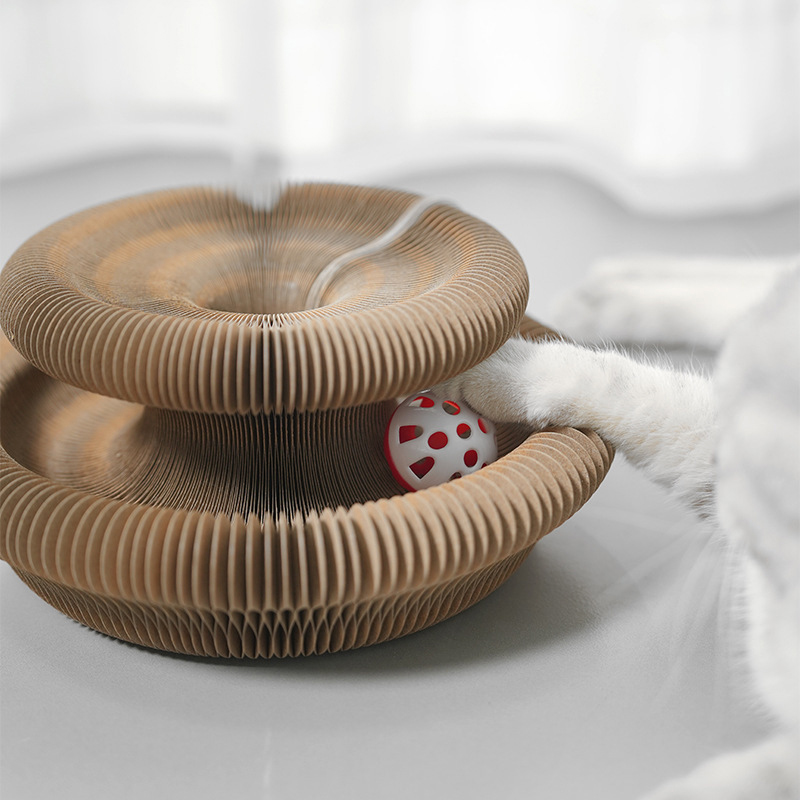 Un acheté, un offert !🔥Planche à gratter pour chat, jouet pour chat avec clochette🐾🐾
