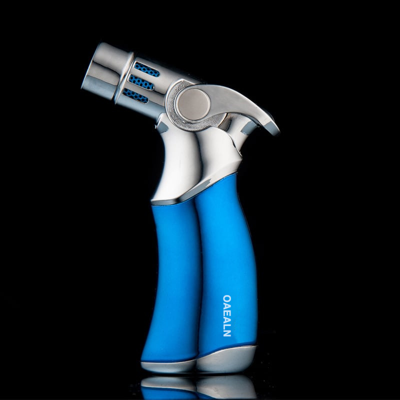 🔥Heißer Verkauf 49% Rabatt🔥Oaealn™Winddichtes Feuerzeug mit gerader Fackel und blauer Flamme