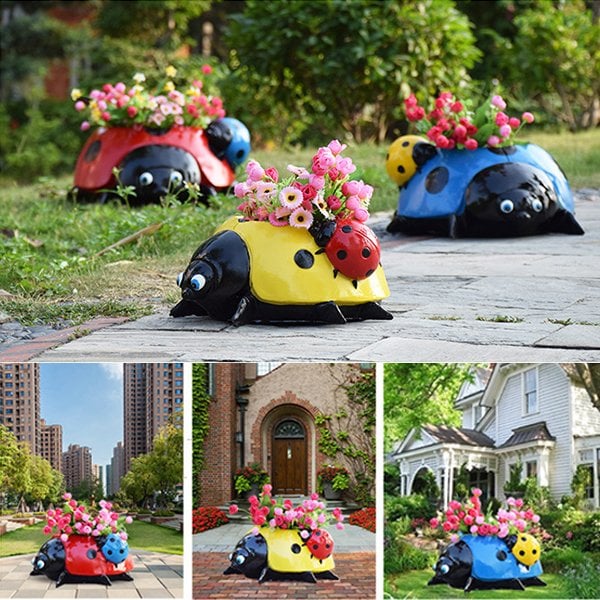 🎁2024 New Year Hot Sale - Cute Ladybug flower pot