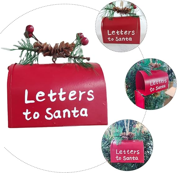 Christmas tree mailbox decoration