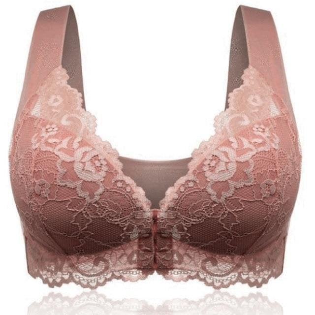 🎁LAST DAY 45% OFF🎁Front Closure 5D Shaping Push Up Bra – Seamless, Beauty Back, Comfy