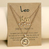 💝2024 V-Day Idear Gift♎12 Constellation Retro Necklace