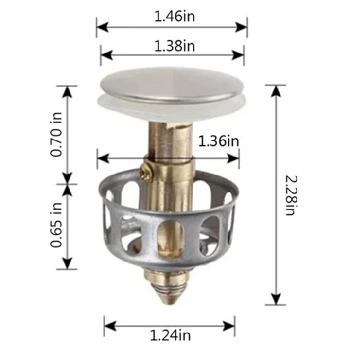 ⛄Early New Year Hot Sale 50% OFF⛄ - Basin Pop-up Drain Filter