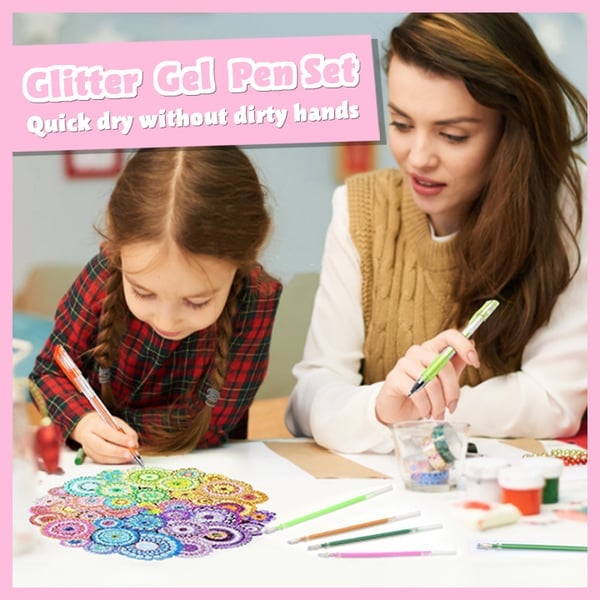 (Hot Sale Now-40% Off) Glitter Gel Pen Set