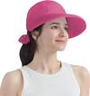 SUN CUBE Women Sun Hat for Outdoor UV Protection, Wide Brim Sun Hat Ponytail, Convertible Zip-Off Beach Hat Visor