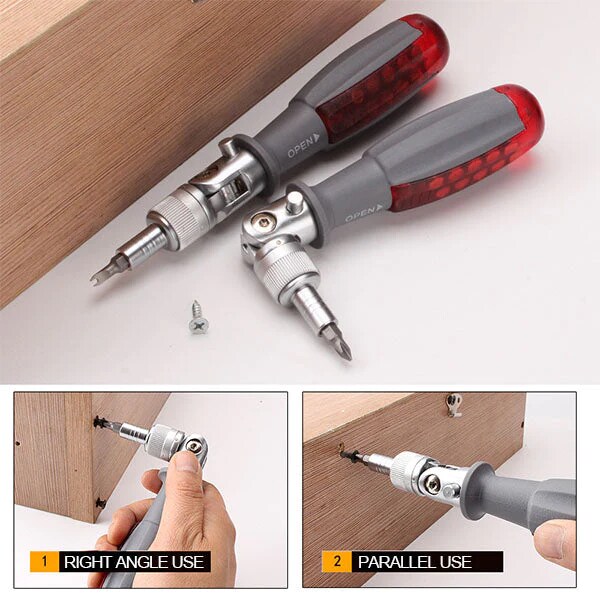 (🎄CHRISTMAS PRE SALE-49% OFF)10 In 1 Ratcheting Multitool Screwdriver Set