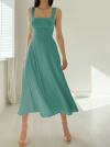 🔥Last Day 49% OFF - 💗2023 NEW WOMEN'S THICK STRAPS MIDI DRESS