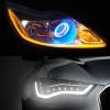 (New Year Promotion- SAVE 50% OFF) Flexible DRL LED Night & Daytime Running Light Strip