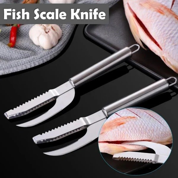 🎅EARLY XMAS SALE 48% OFF🎁- Fish Scale Knife Cut/Scrape/Dig 3-in-1 - BUY 2 GET 1 FREE(3 PCS)