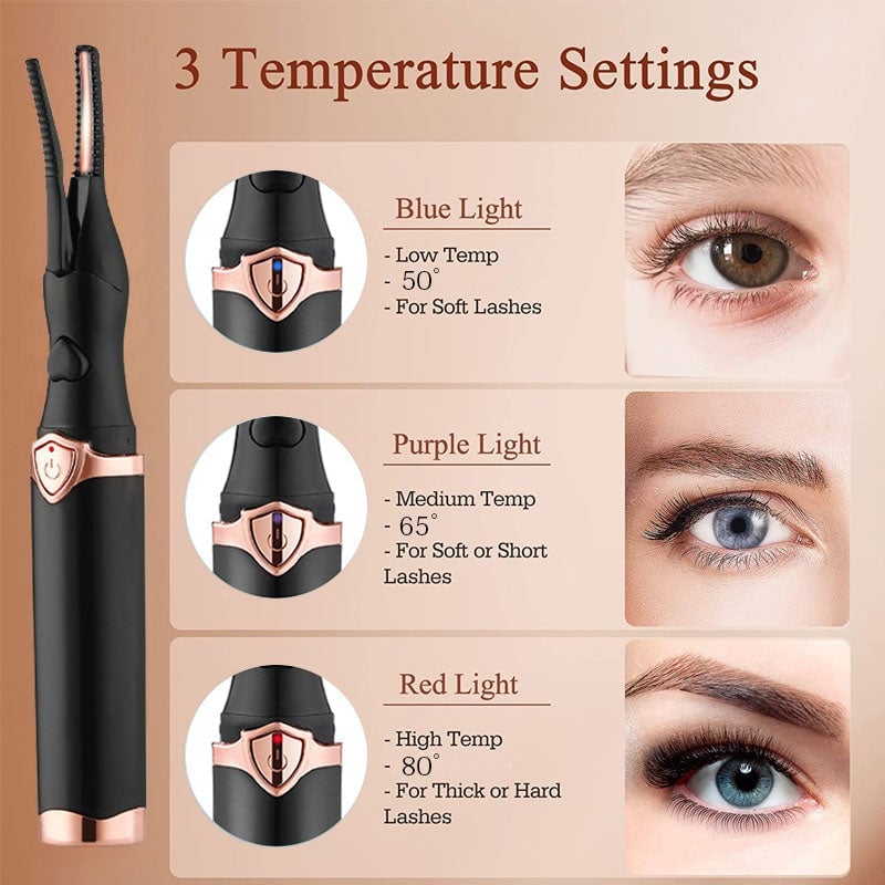 Last Day Promotion 70% OFF - 🔥Electric Eyelash Curler for Instant Glam✨ Blink & Dazzle! 👁️