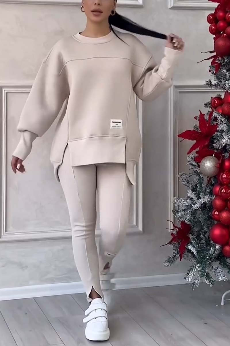 Women's Casual Sweatshirt Leggings Set