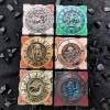 2025 New DND Fidget Spinner DICE: 7-in-1 Metal DND Dice Cube – 6-Sided Rotating Polyhedral Dice, Tabletop RPG Accessory for DMs and Player