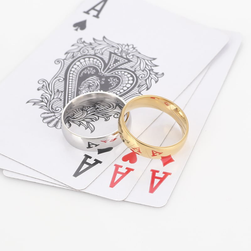 🔥Last Day Promotion 48% OFF-🎁-The Poker Magic Mirror Ring