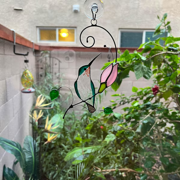 🎖️July 4th Flash Sale: 50% OFF Sitewide! 💕<strong>Handmade<strong> Hummingbird Colorful Window Hangings, Buy 2 Save 10%