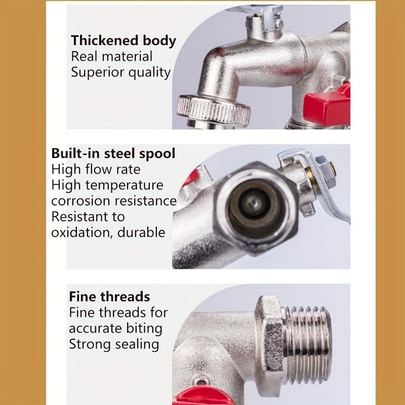 💥LAST DAY SALE 50% OFF💥Double Outlet Outdoor Tap