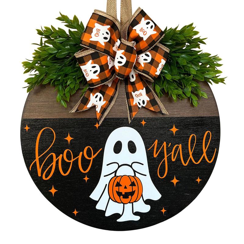 TikTok Last Day Promotion -60% OFF🎉Pumpkin Boo Halloween Welcome Sign for Front Door