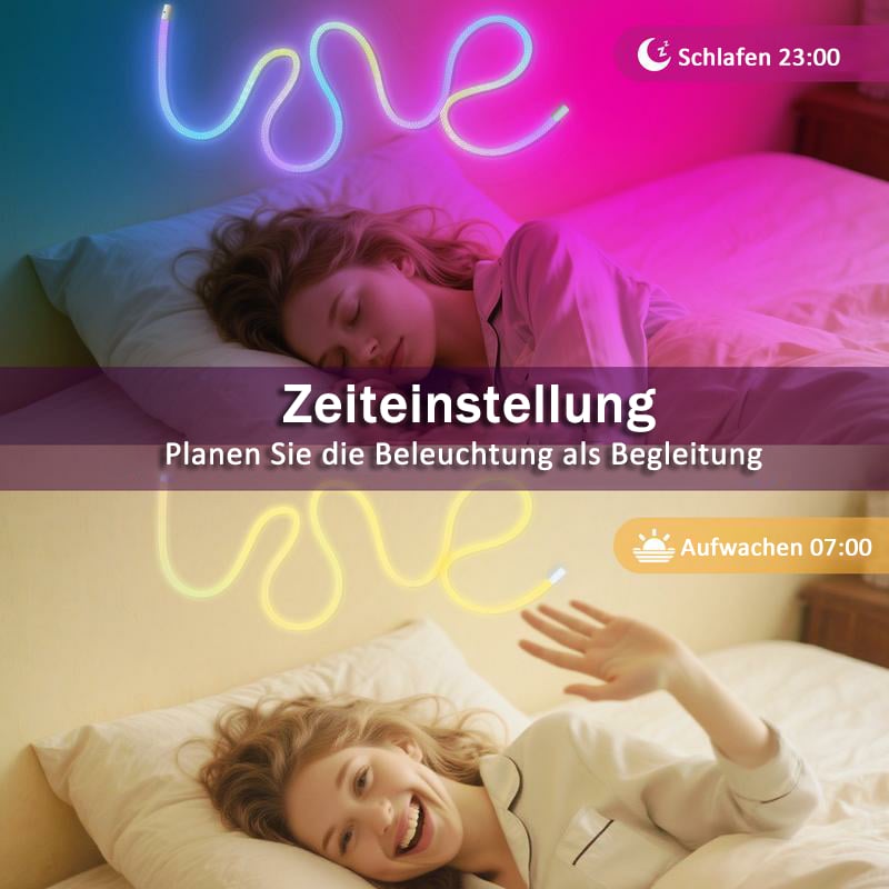🌈Heißer Verkauf 49% Rabatt - 360° leuchtender wasserdichter Streifen mit Musiksynchronisation