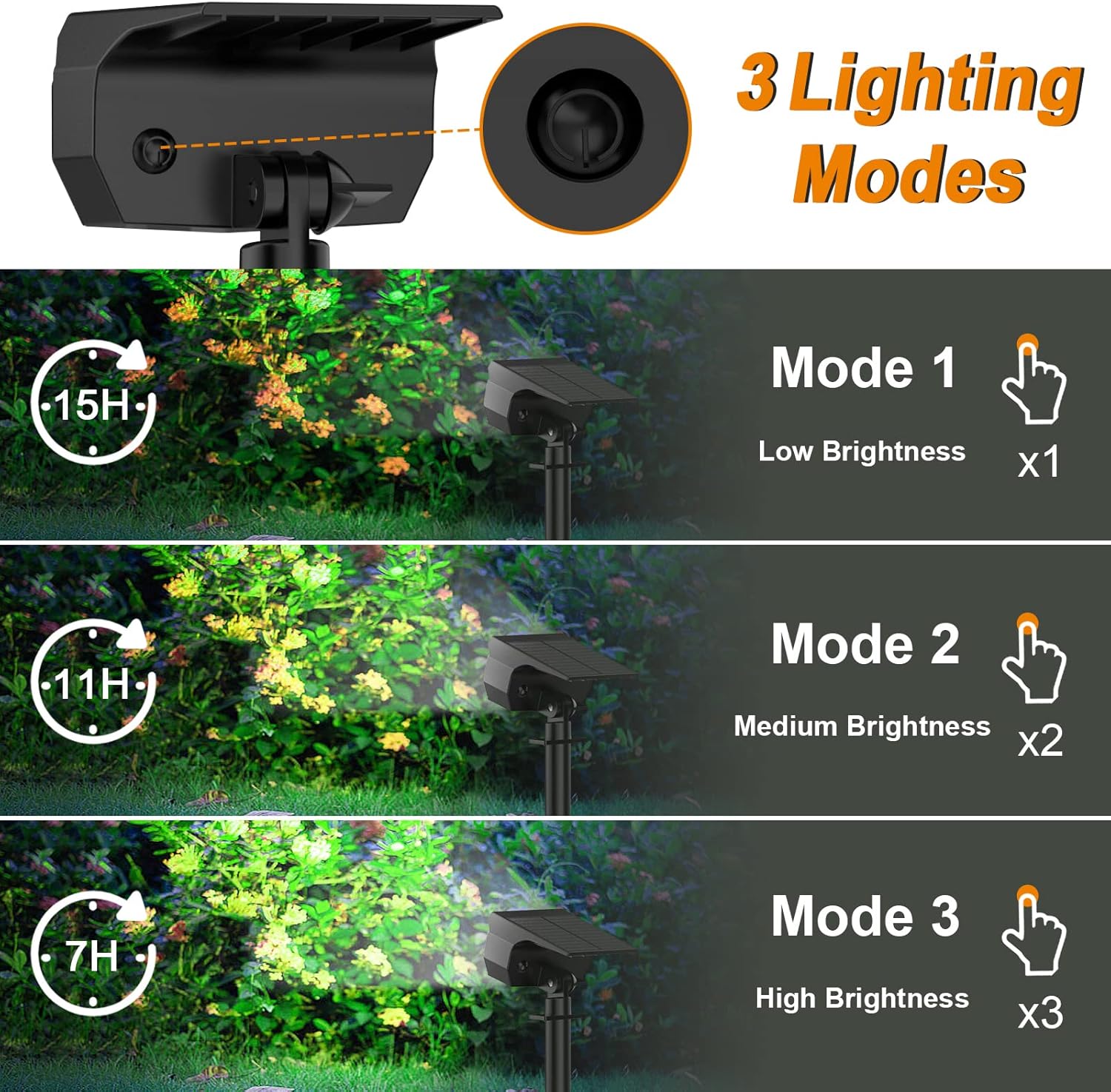 💥LAST DAY SALE 50% OFF💥Solar Spot Lights Outdoor⚡BUY 3 GET 1 FREE