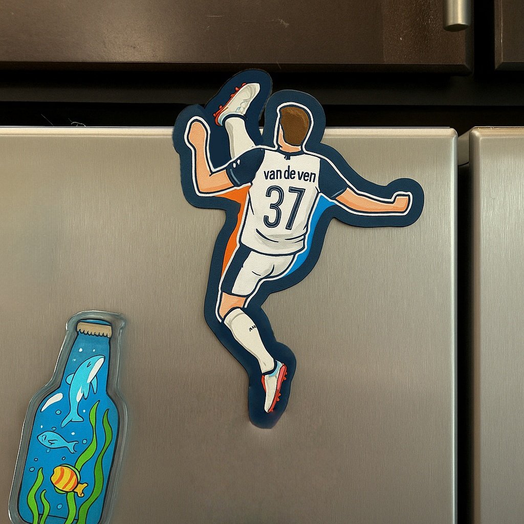 Europa League-Micky van de Ven Goal-Line Clearance Inspired Sticker and Magnet