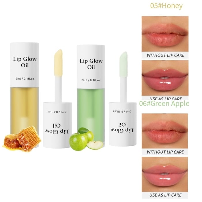 💋 Get the Perfect Pout✨ Tinted Lip Glow Oil - For Lush, Hydrated Lips with a Natural Glow! 💖
