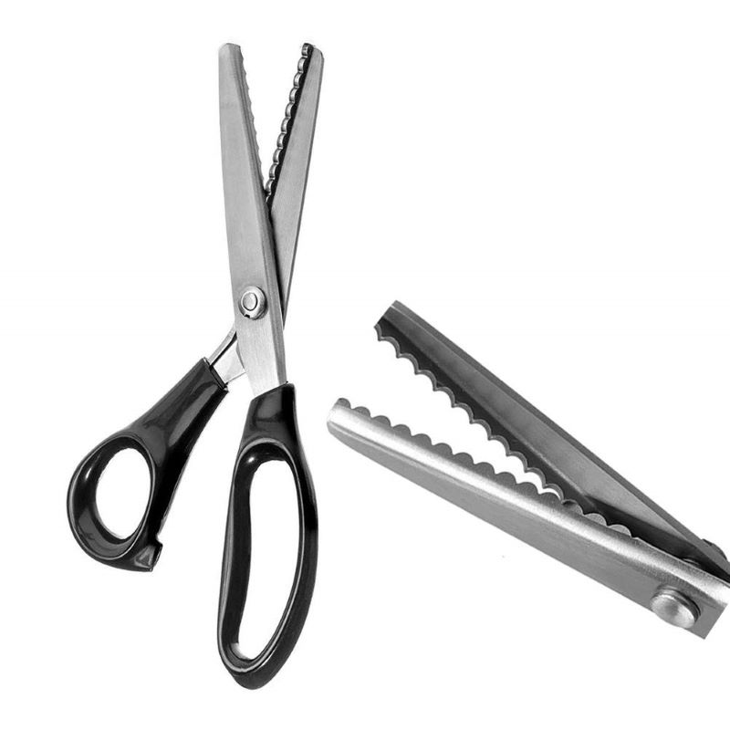 (🎄Christmas Hot Sale - 48% OFF)💝DIY Black Triangle/Circle Arc Tailor Scissors Handmade Lace