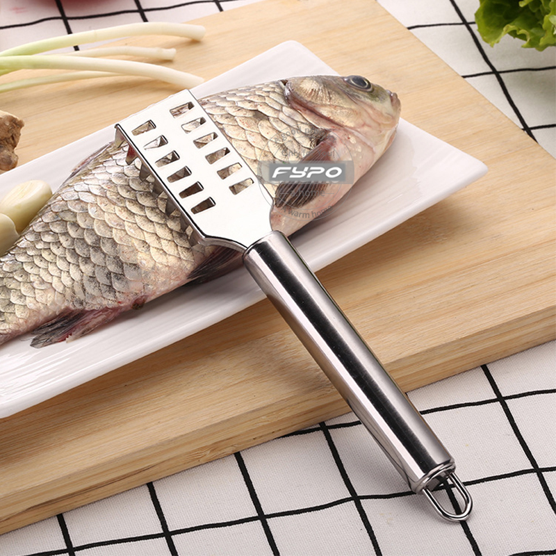 (🌲Early Christmas Sale- SAVE 48% OFF)Stainless Steel Fish Scaler(BUY 3 GET 2 FREE NOW)