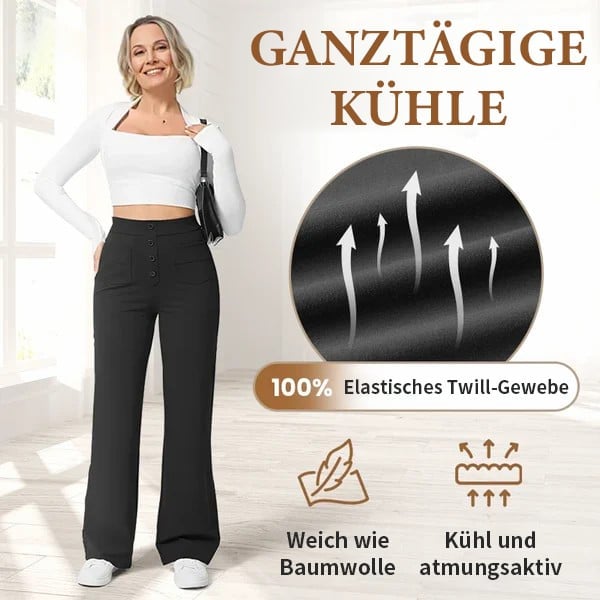 🔥Letzter Tag 49% Rabatt🔥Lässige Stretch-Hose mit hoher Taille für Frauen