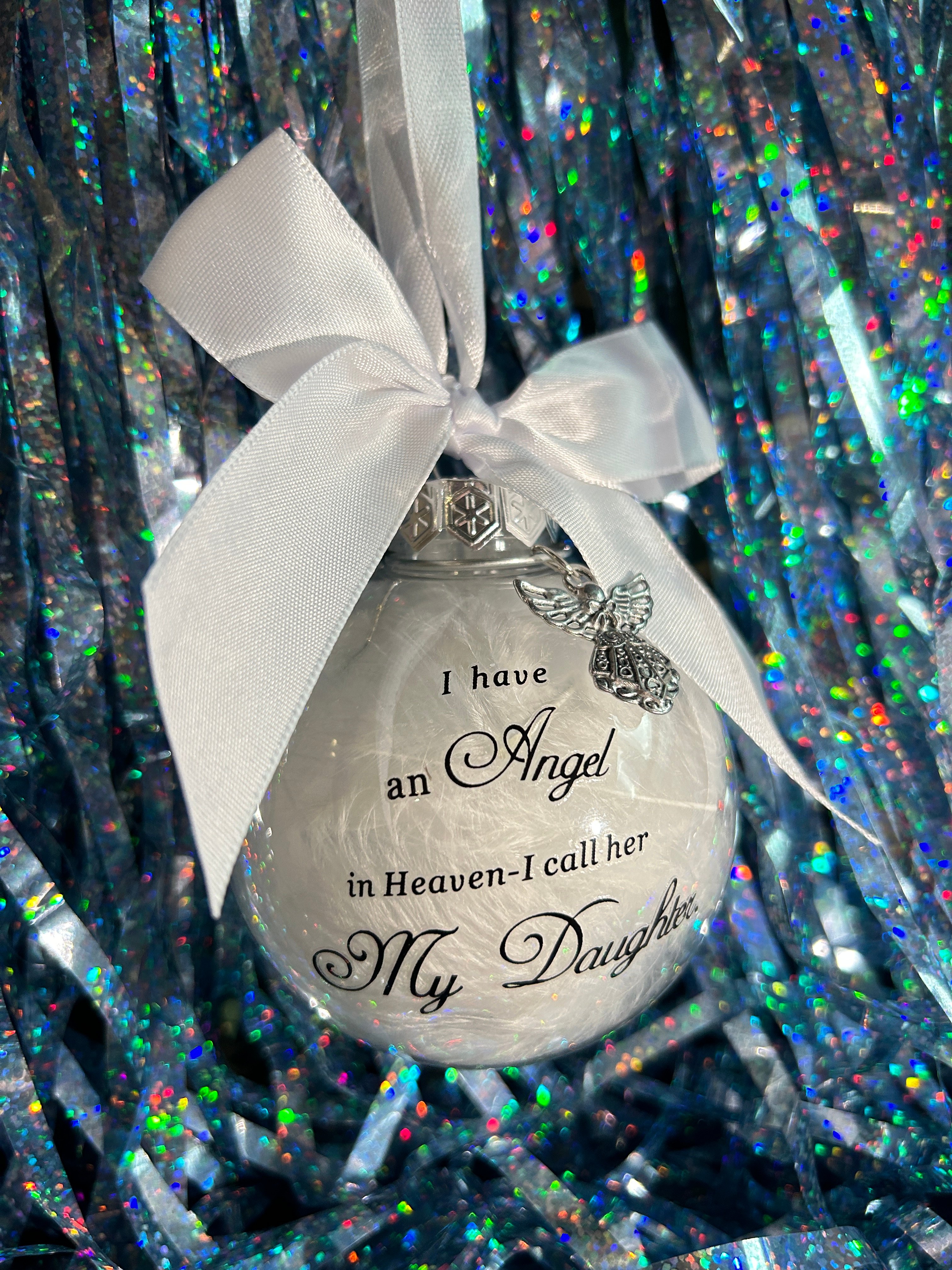 It's all handmade - Angel In Heaven Memorial Ornament